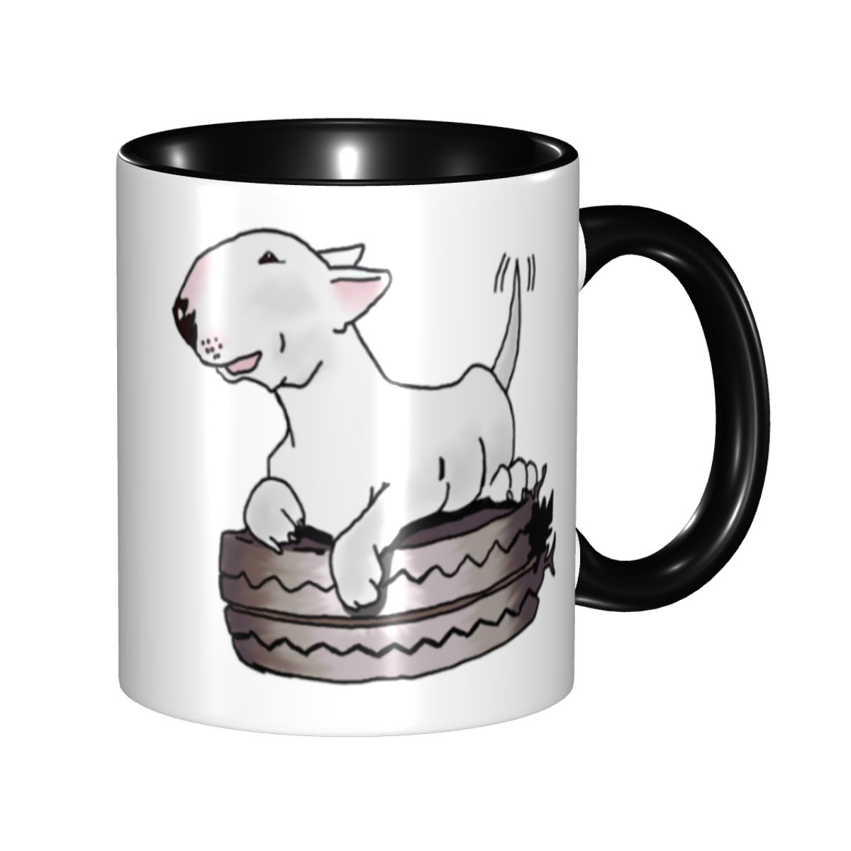 Coffee Tea English - Kubki do kawy z angielskim bulterrierem,