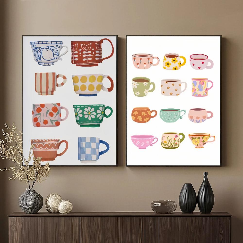 Wallpaper Coffee And Tea - Francuska filiżanka herbaty – plakat HD