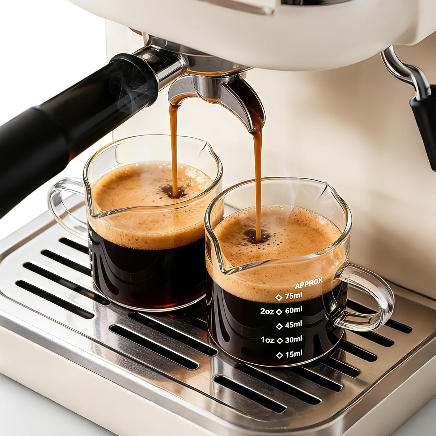 Coffee Bean Scale - 1/2 szt. Kubki do espresso 2,5oz
