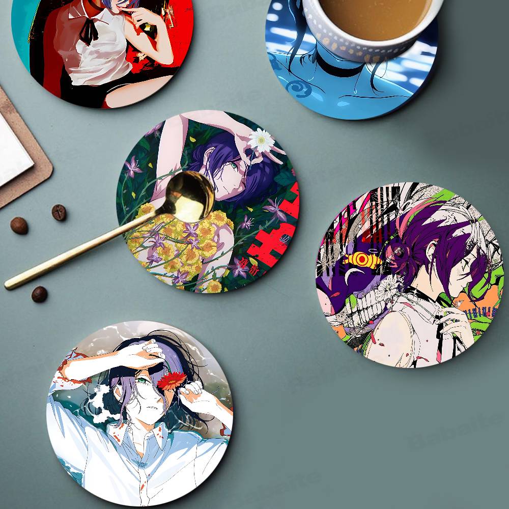 Coffee Tea Mix - Zestaw podkładek pod kubki Chainsaw Man