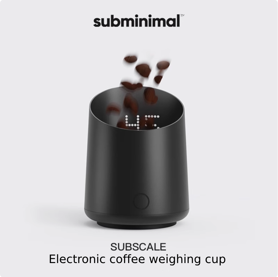 Coffee Bean Scale - Subminimum Elektroniczny kubek do ważenia kawy,