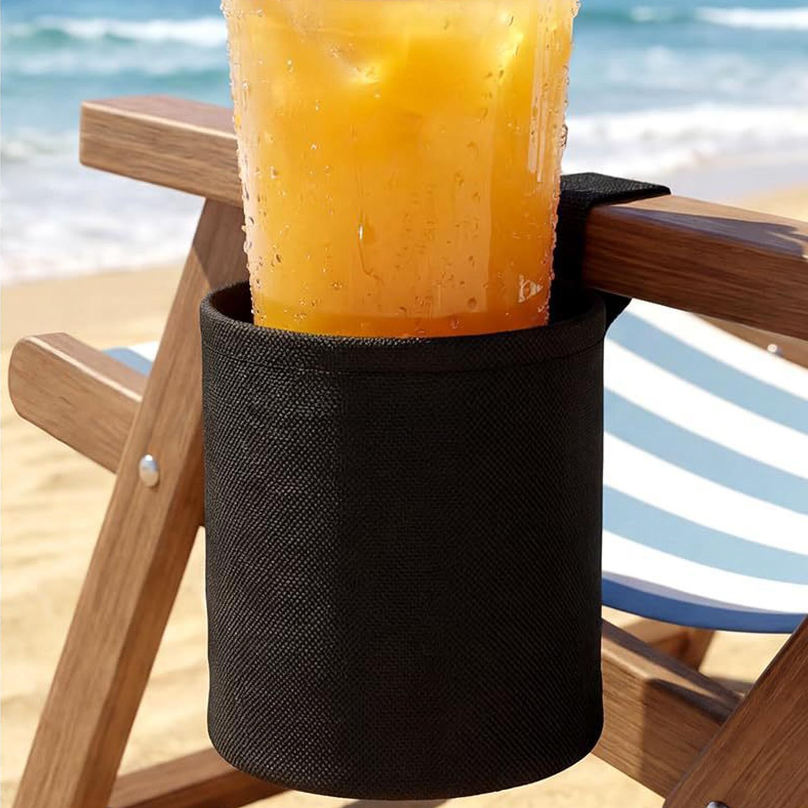 Coffee Tea Mugs - Uchwyt na kubek do krzesła plażowego,