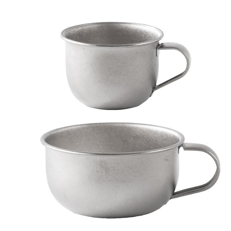 Coffee Tea Break - Kubek kempingowy 80ml/220ml z czystego tytanu,