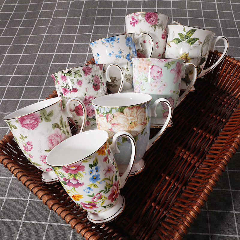 Kreatywny kubek z porcelany ko – Coffee Tea English recenzja i cena