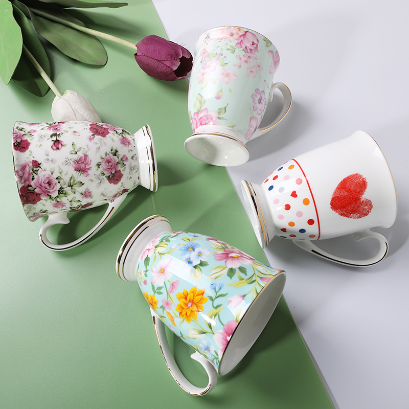 Kreatywny kubek z porcelany ko – Coffee Tea English recenzja i cena