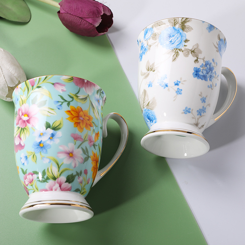Kreatywny kubek z porcelany ko – Coffee Tea English recenzja i cena