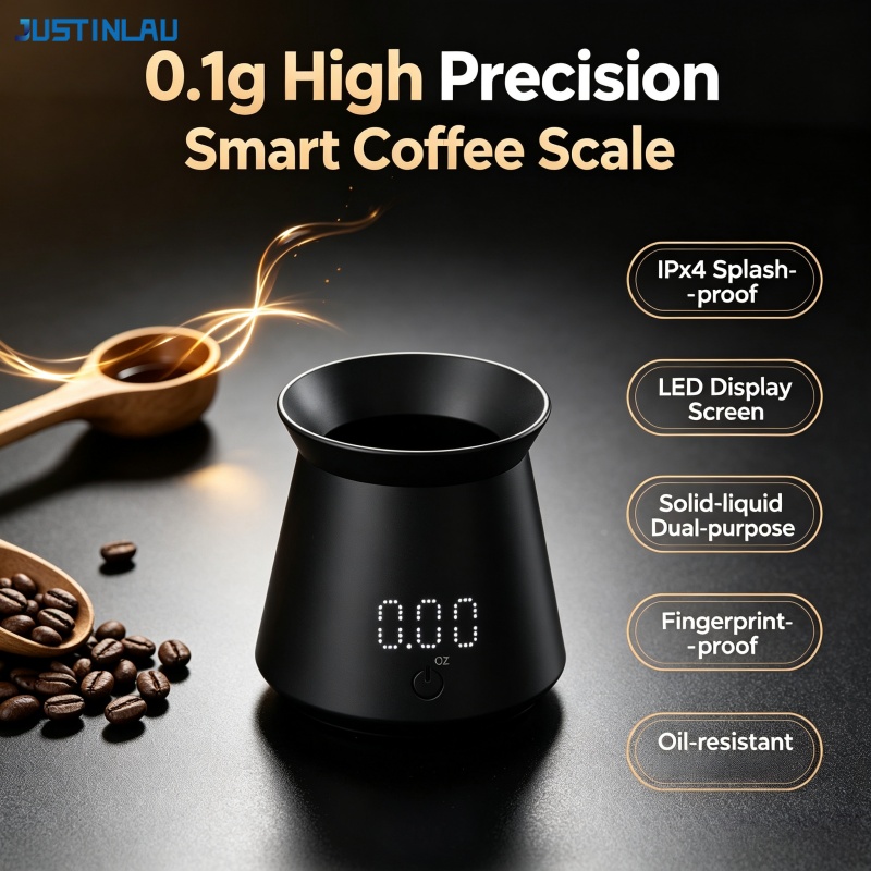 JUSTINLAU 0.1g Precyzyjna Wodo – Coffee Bean Scale recenzja i cena