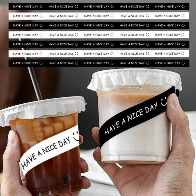 100 szt. Naklejki z uśmiechnię – Coffee Tea Mugs recenzja i cena
