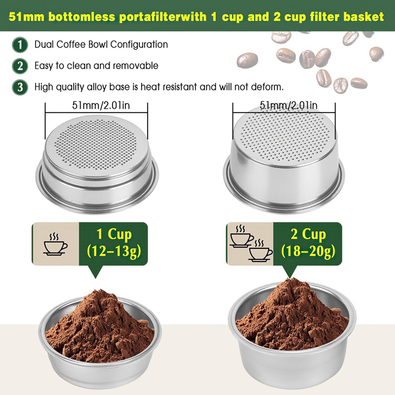 Portafilter 51 mm do ekspresu  – Coffee & Tea Haus recenzja i cena