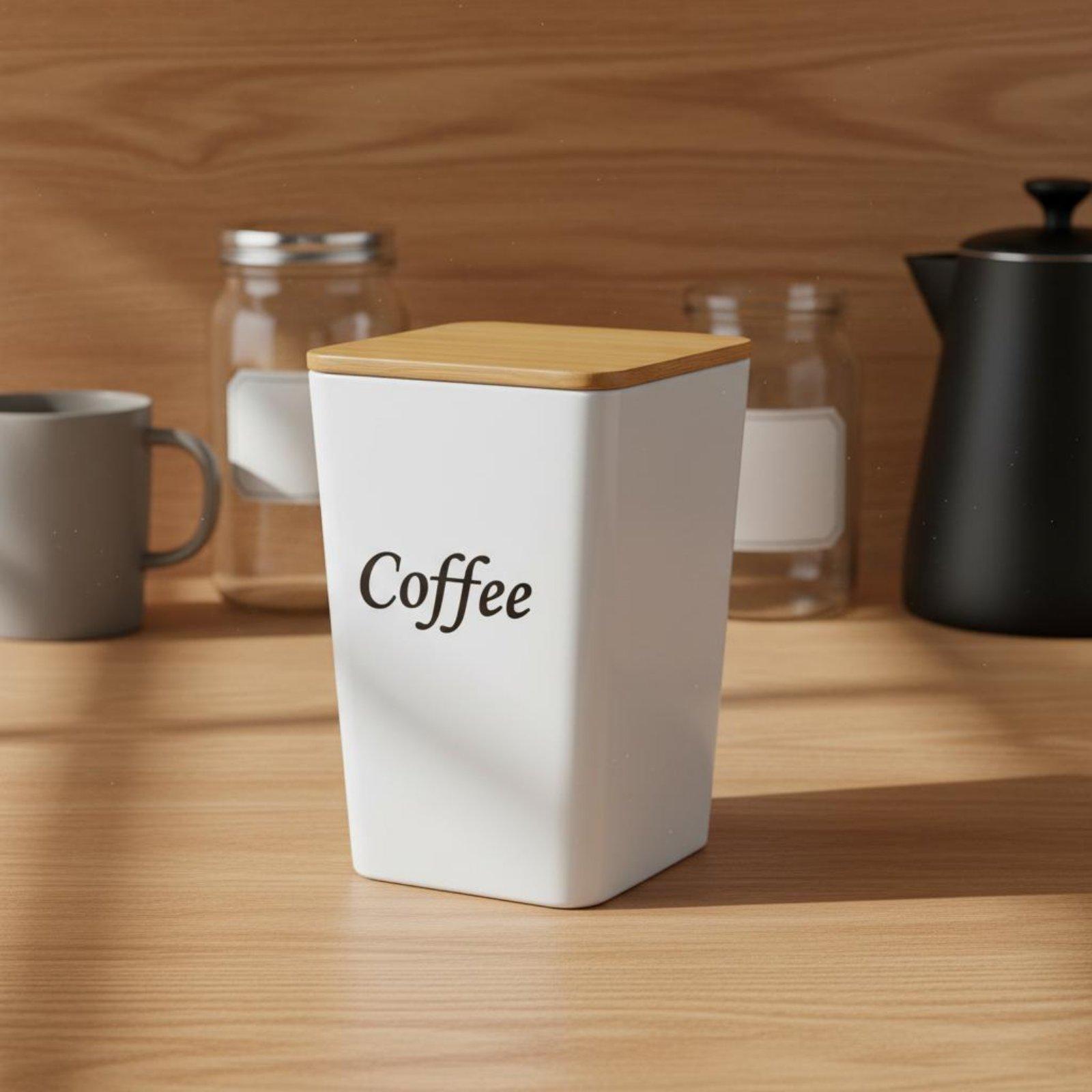 Zestaw metalowych pojemników z – Canister Coffee Sugar Tea recenzja i cena