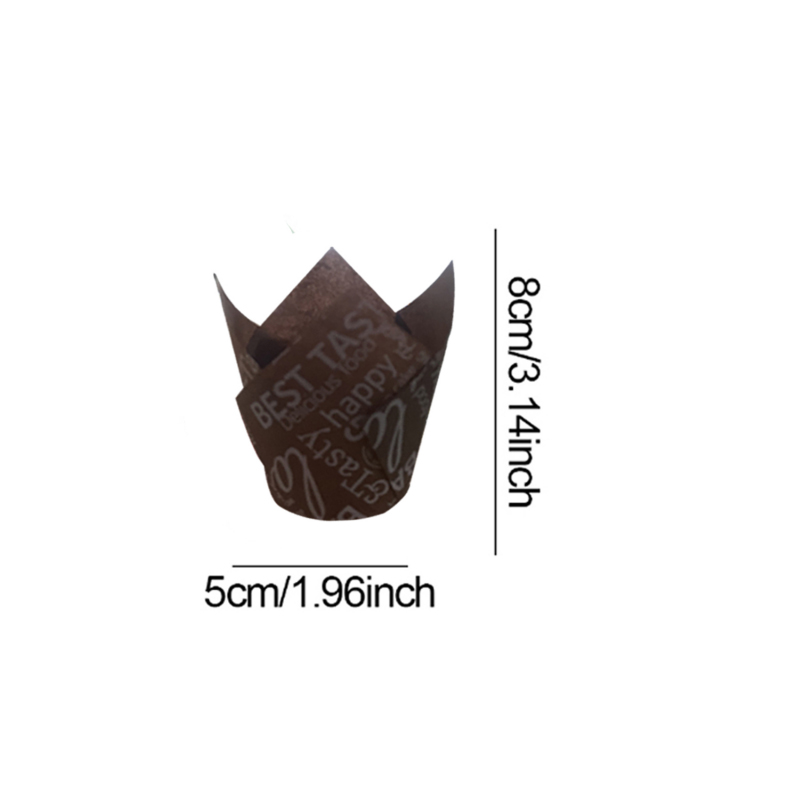 50/100 szt. Papierowe foremki  – Coffee Tea Mugs recenzja i cena