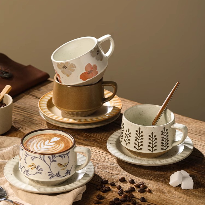 Retro Ceramiczny Kubek Gruba C – Coffee Tea Mix recenzja i cena