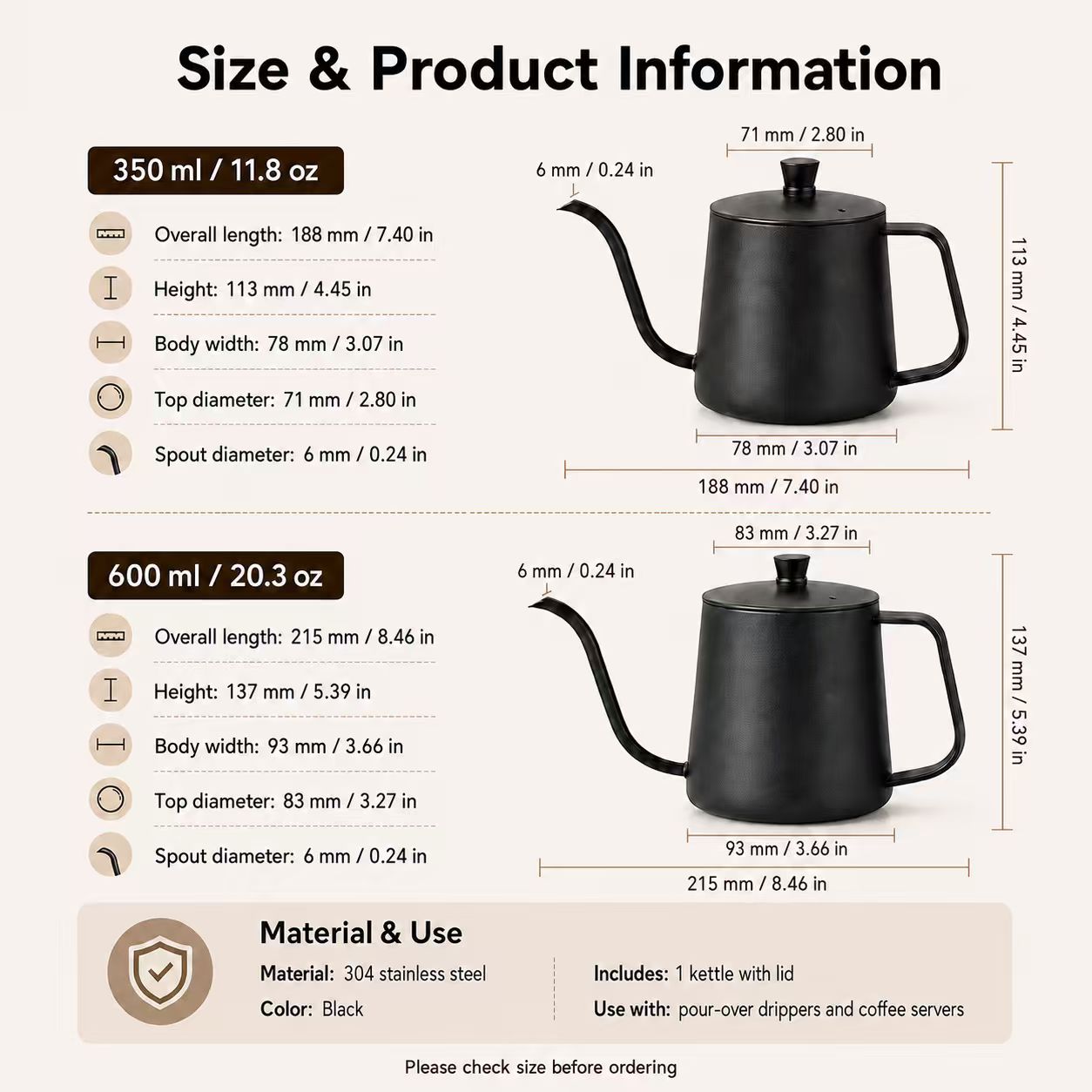Czajnik do kawy ze stali nierd – Tea And Coffee Kettle recenzja i cena