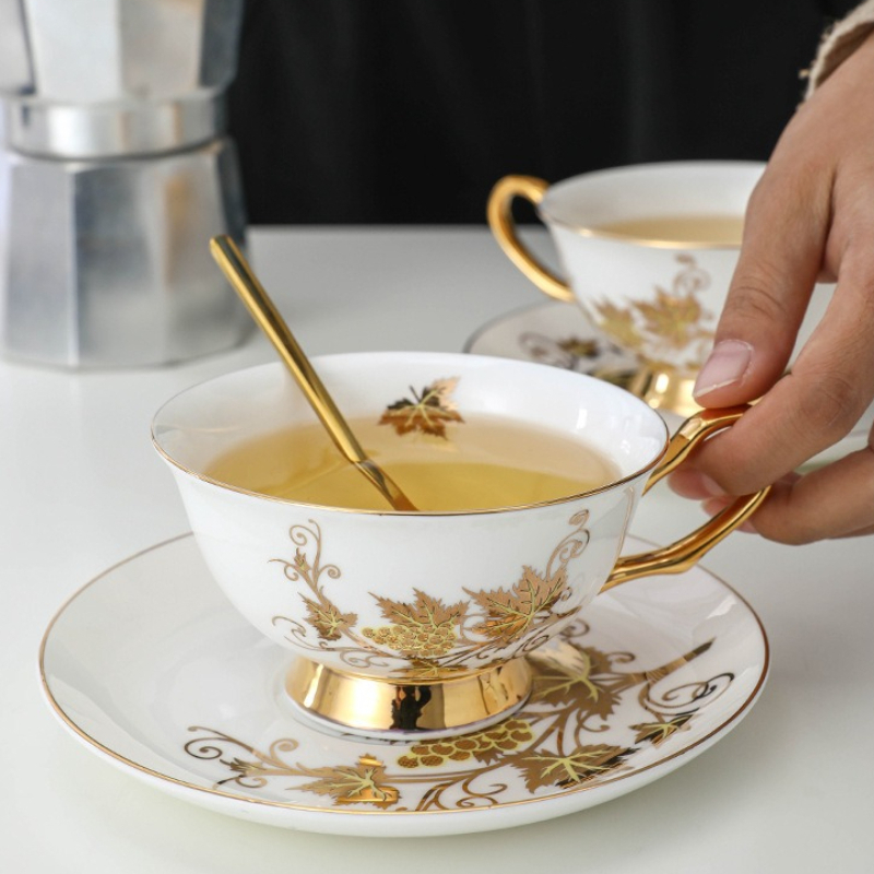 Zestaw filiżanek do kawy, mały – Coffee Tea English recenzja i cena