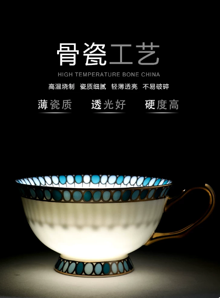 Elegancki zestaw filiżanki i s – Coffee Tea English recenzja i cena