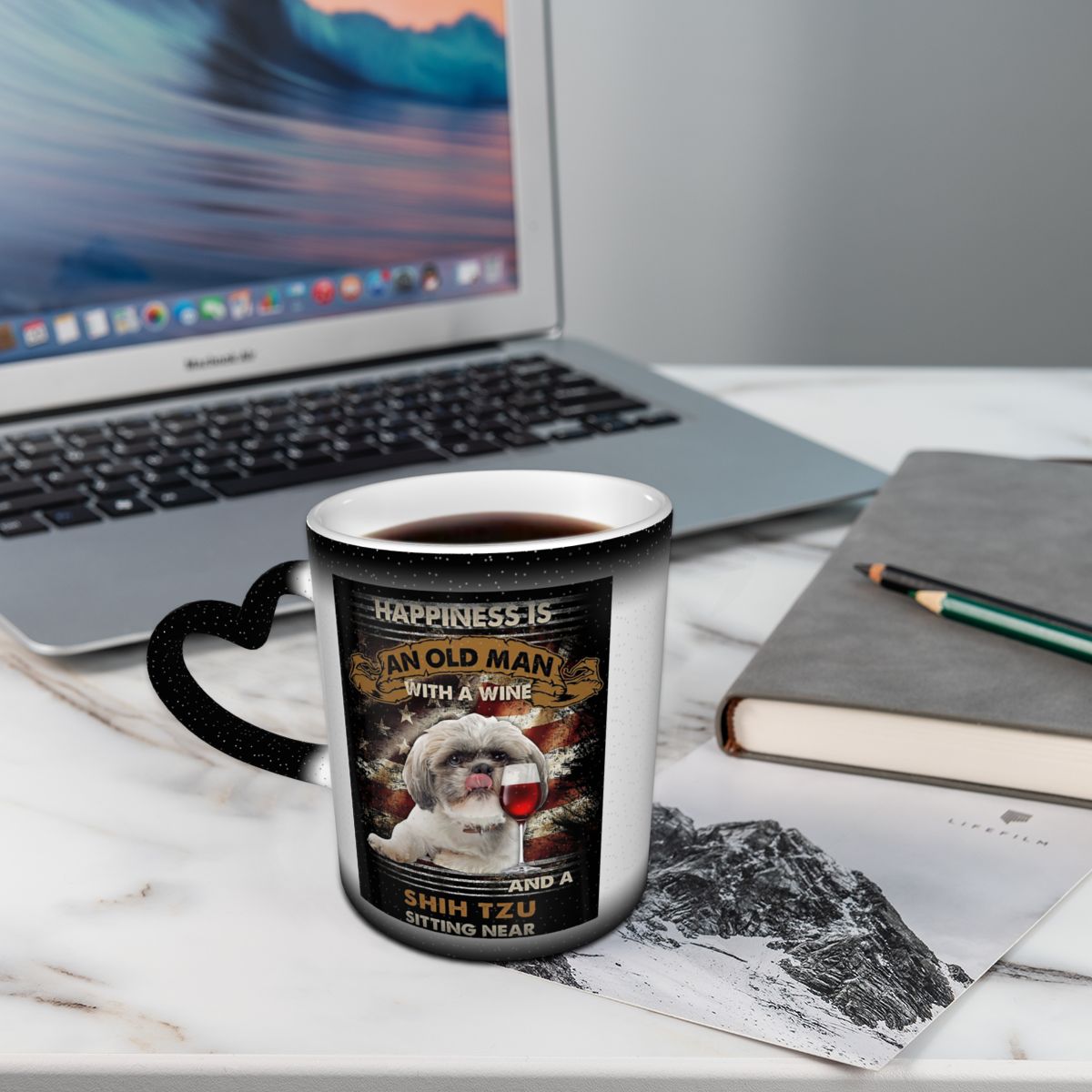 Szczęście to starzec z winem i – Coffee Tea Near recenzja i cena