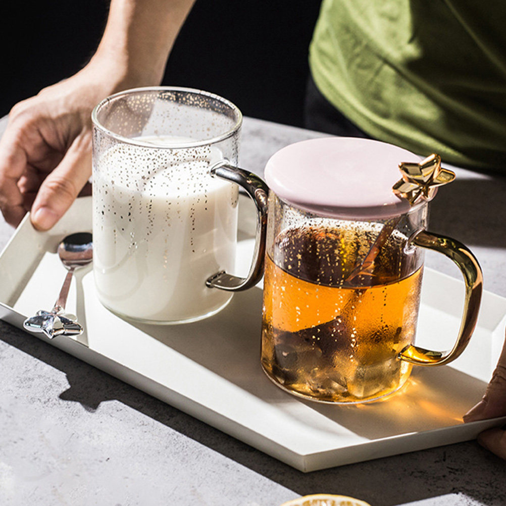 1 zestaw: szklany kubek, łyżec – Coffee Tea Break recenzja i cena