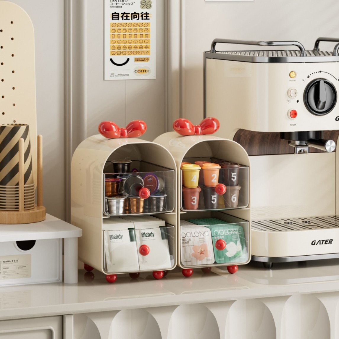 Organizer na kapsułki do kawy, – Coffee Tea Mix recenzja i cena