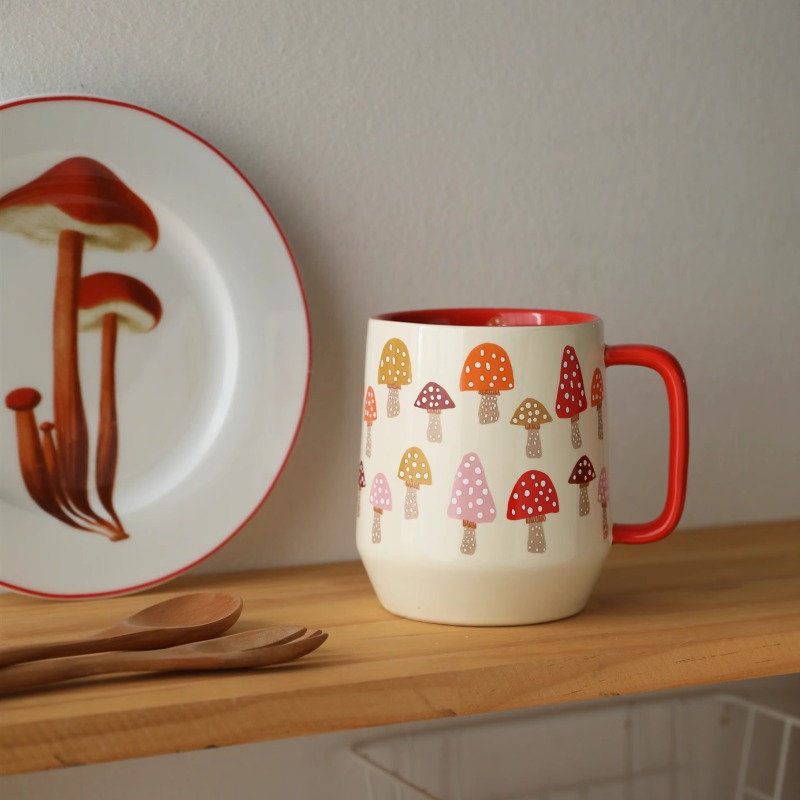 Ceramiczny kubek do wody w sty – Coffee Tea English recenzja i cena