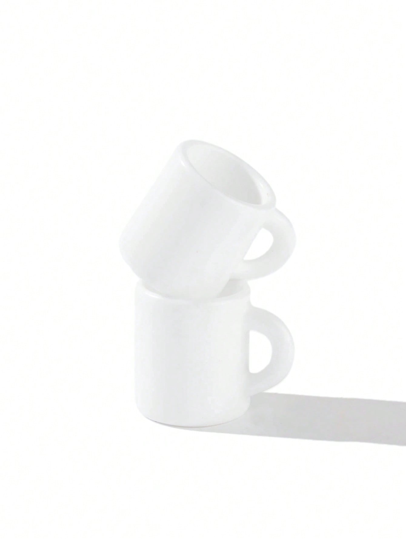 10 szt. Miniaturowe białe kubk – Coffee Tea Mugs recenzja i cena