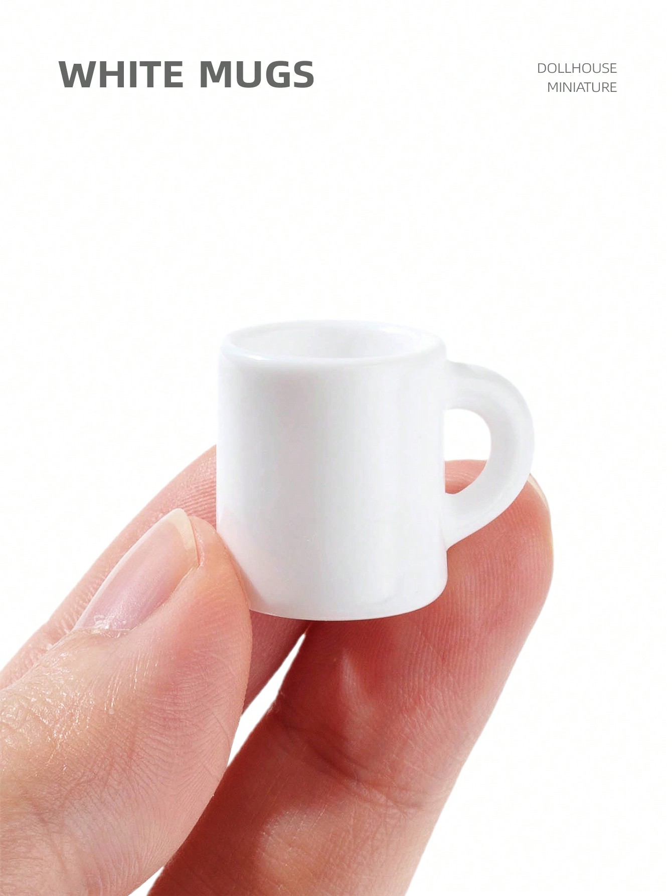 10 szt. Miniaturowe białe kubk – Coffee Tea Mugs recenzja i cena